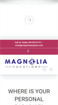 Mobile Screenshot of magnoliavacations.com
